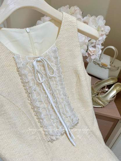 [Workwear] Girly Lace Slimfit Dress (Q1152)