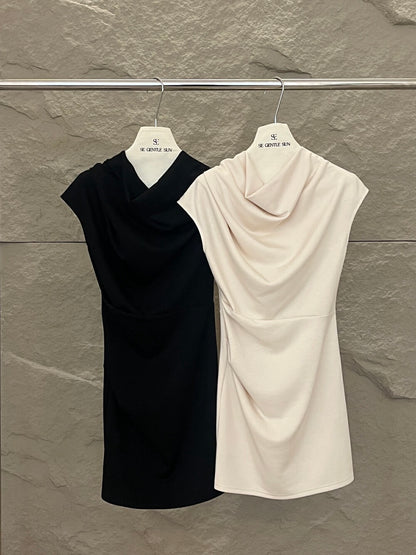 [Girly] Off-shoulder Fitted Dress