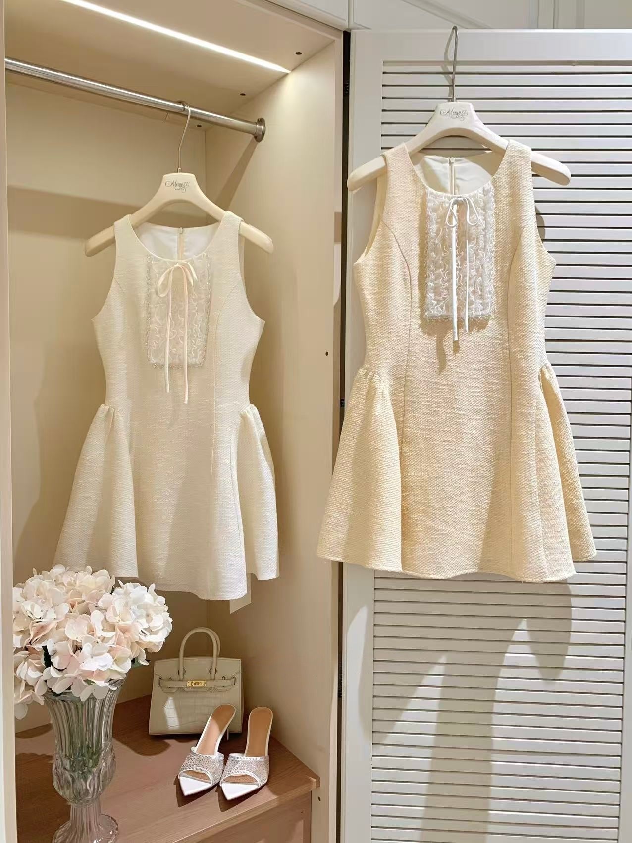 [Workwear] Girly Lace Slimfit Dress (Q1152)