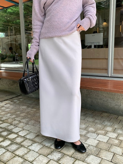 [White Label] Elegant Slim Long Skirt