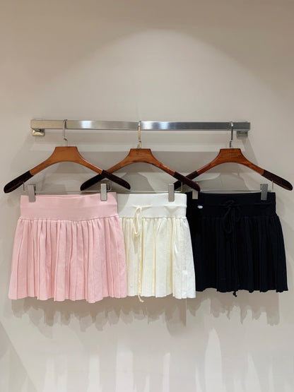 [Girly] Knitted Pleated Skirt