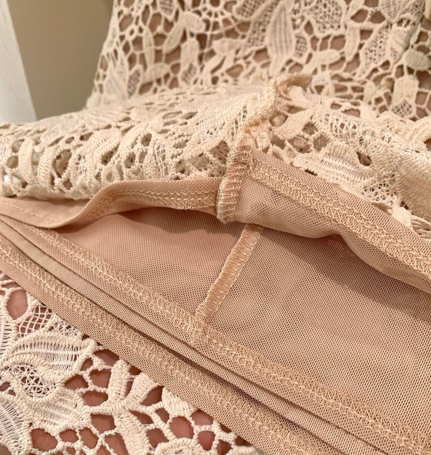 ⁠[Girly] Coquette Floral Lace Camisole and High-Waist Skirt Two-Piece Set (QH-019)⁠
