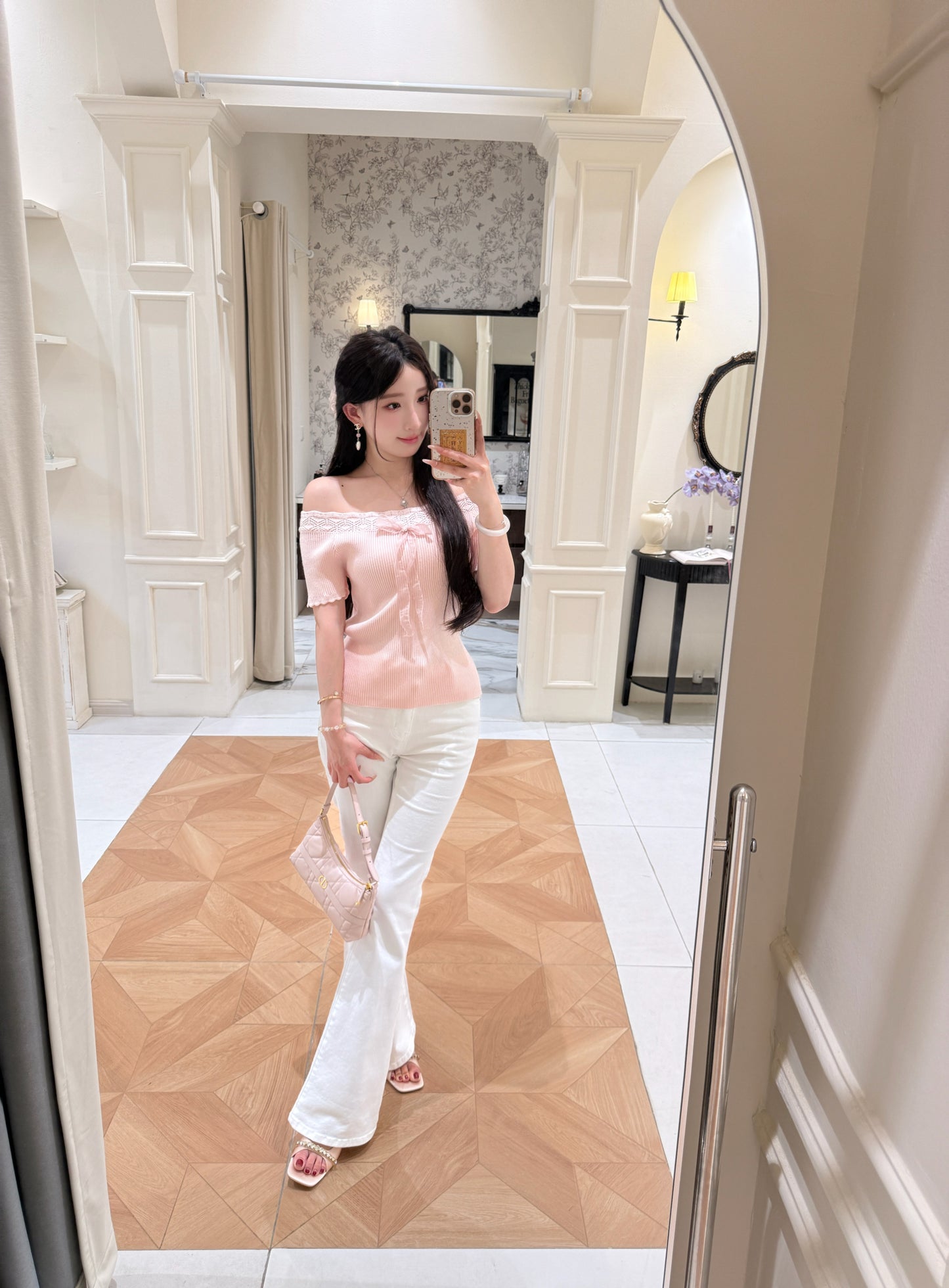 [Versatile] Ribbon Knitted Top (MY902)