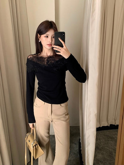 [Dating] Girlgod Lace Design Top