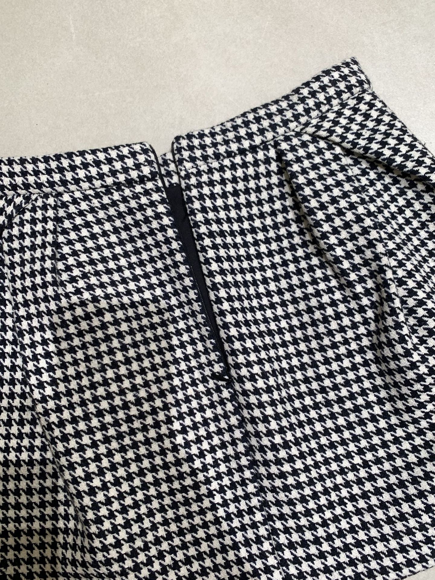 [Girlgod] British Style Top+ A-line Short Skirt Set