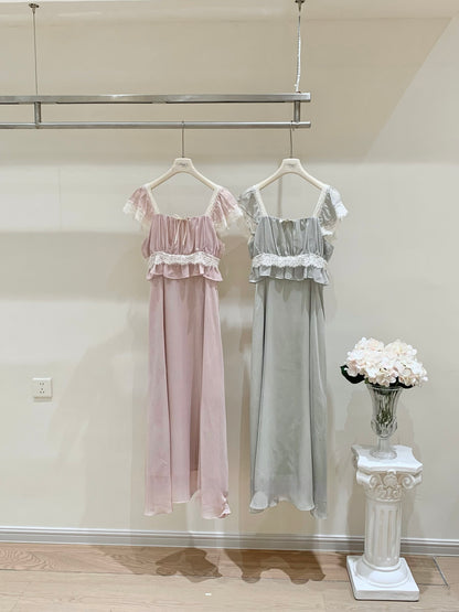 [Elegant] Sweet Japanese-style Maxi Dress (Q1121)