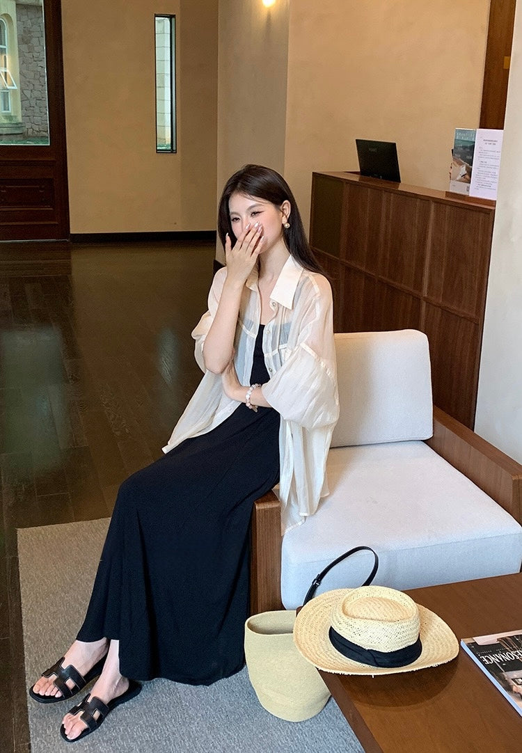[Vacation] Perfect Back Long Dress