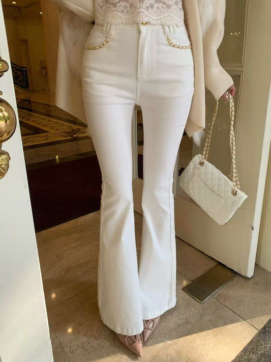 [Celebrity] Old Money Flared Jeans