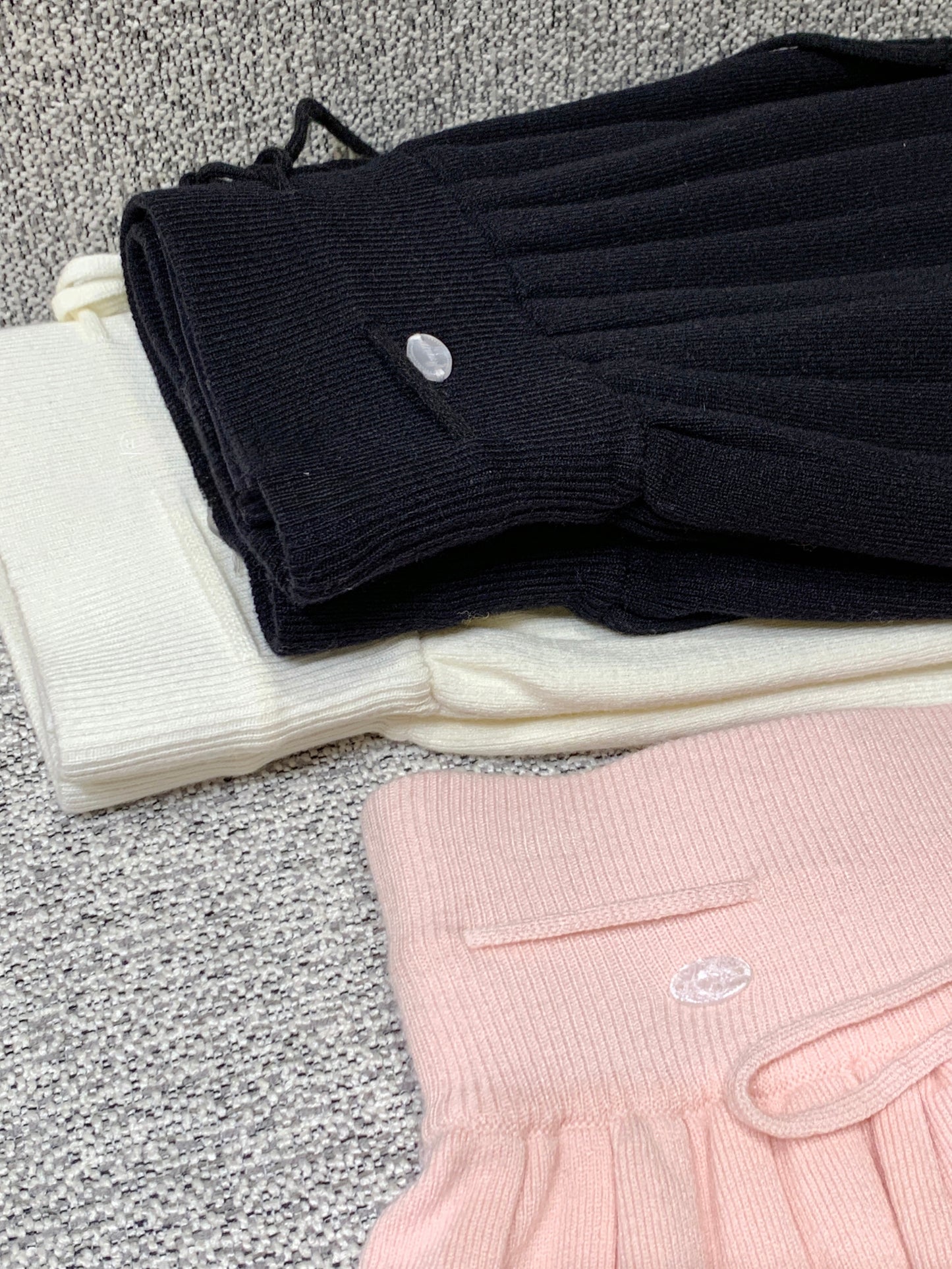 [Girly] Knitted Pleated Skirt