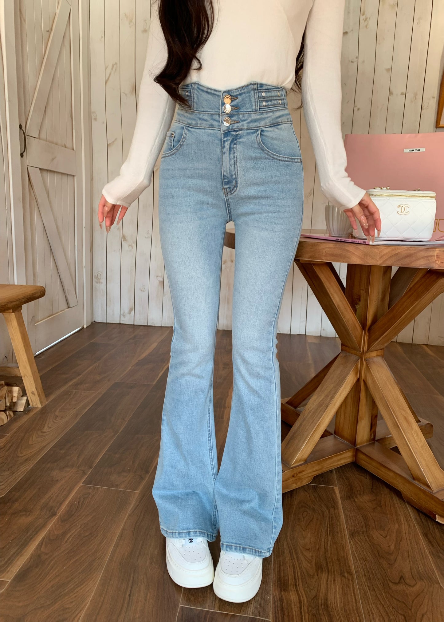 [Vintage] High-wasit Premium Slimfit Jeans