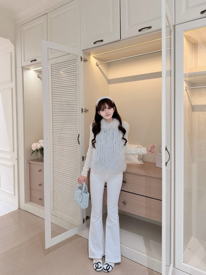 [Luxe] Bestseller Fox Fur Sleeveless Vest (PC-009)