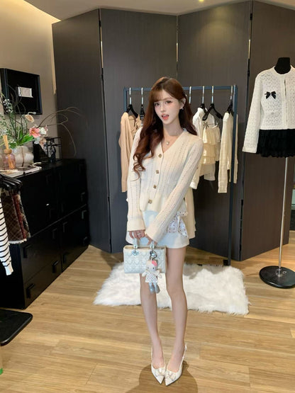 [Girly] Slimfit Autumn Knitted Cardigan