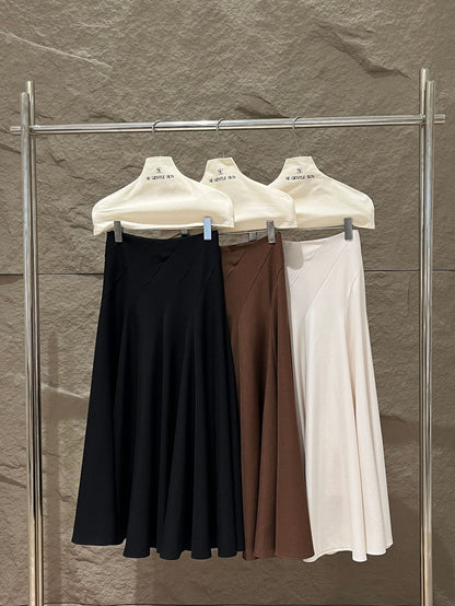 [Versatile] Elegant Midi Skirt