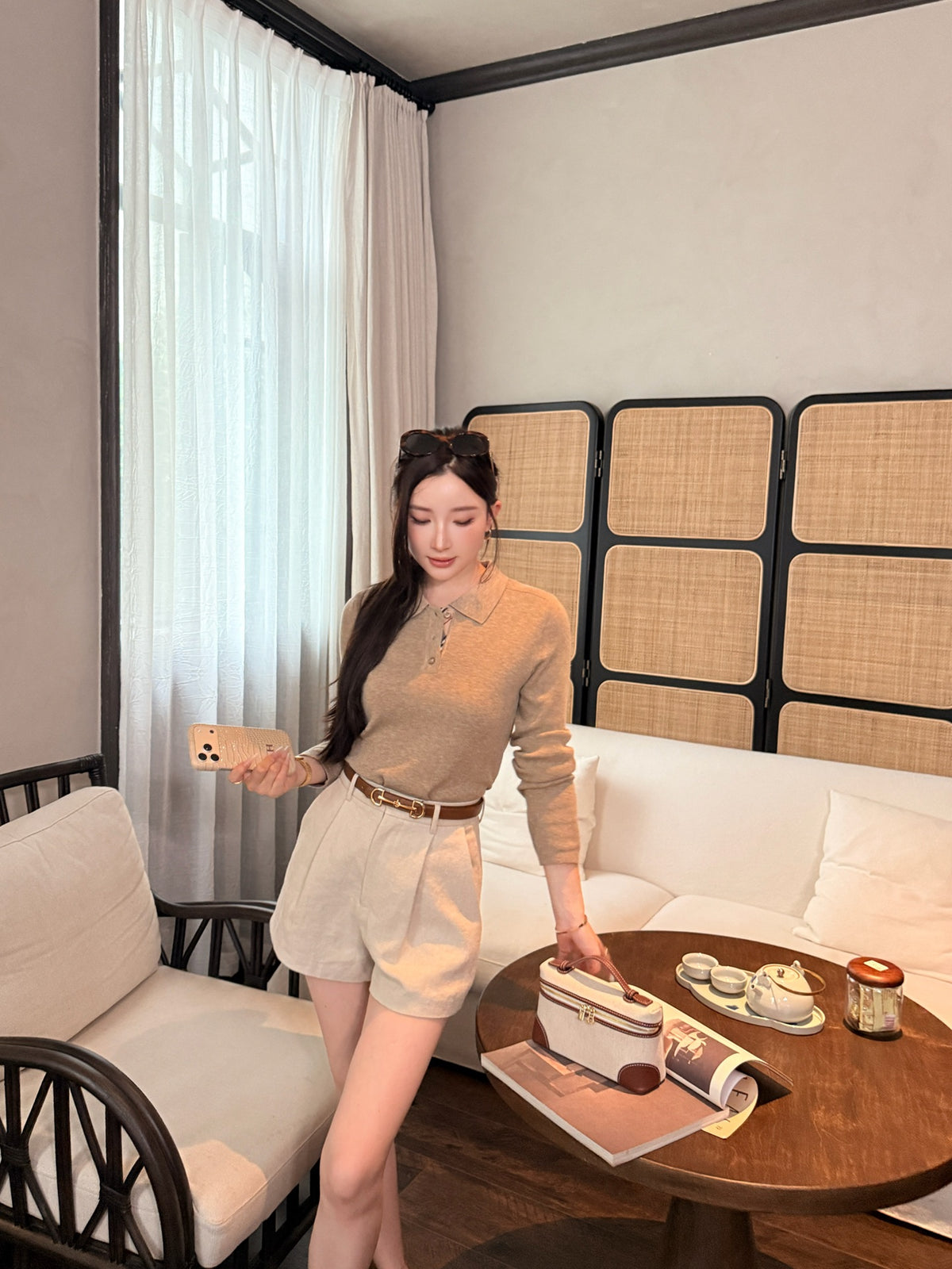 [Lumi Premium] 100% Wool Knit Polo Sweater (MYR2613)