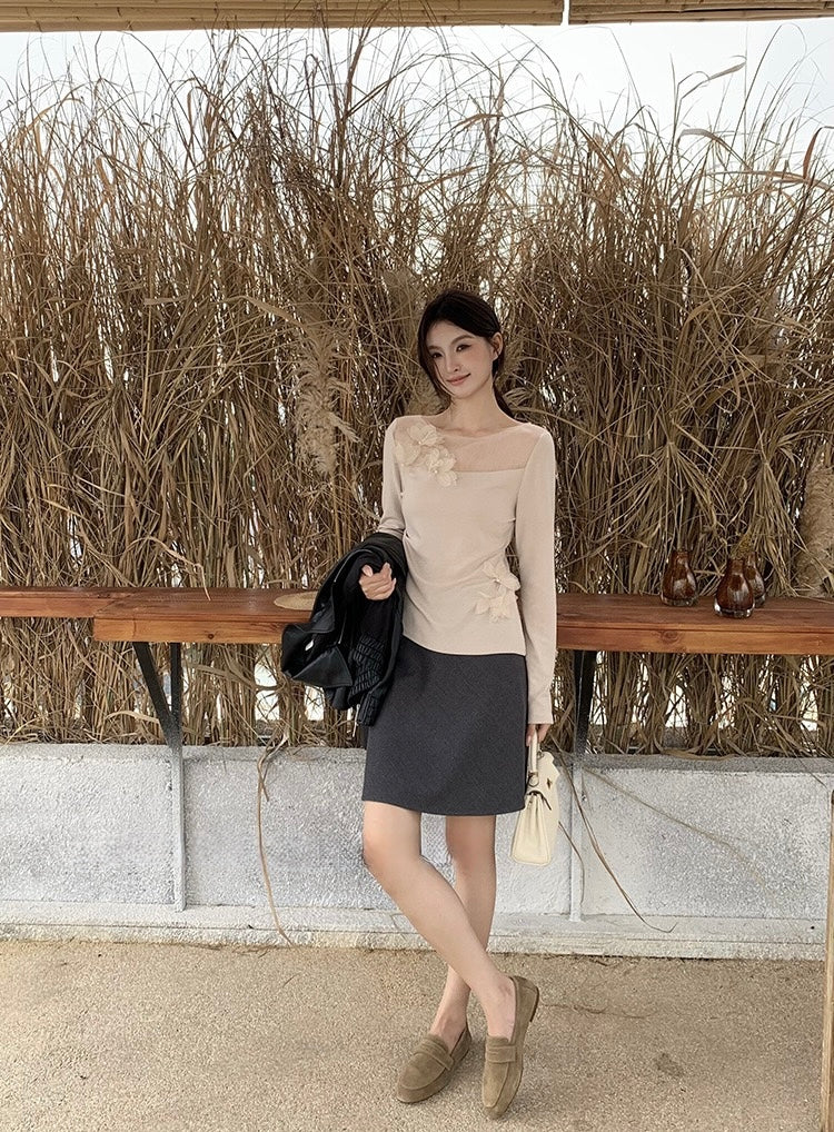 [Versatile] 20% Wool OL Skirt