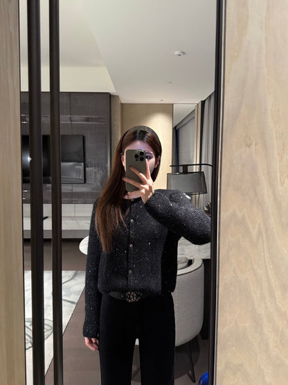 [Premium] 30% Raccoon Fur 20% Wool Cardigan