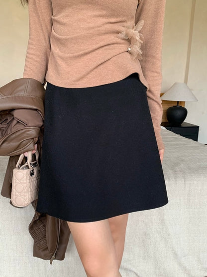 [Versatile] 20% Wool OL Skirt