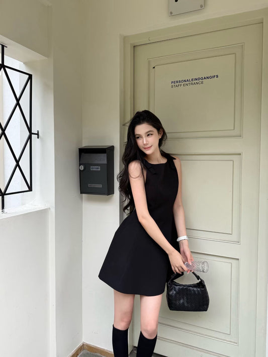 [Hot] Bow Slim Waist Workwear Dress (V26609)