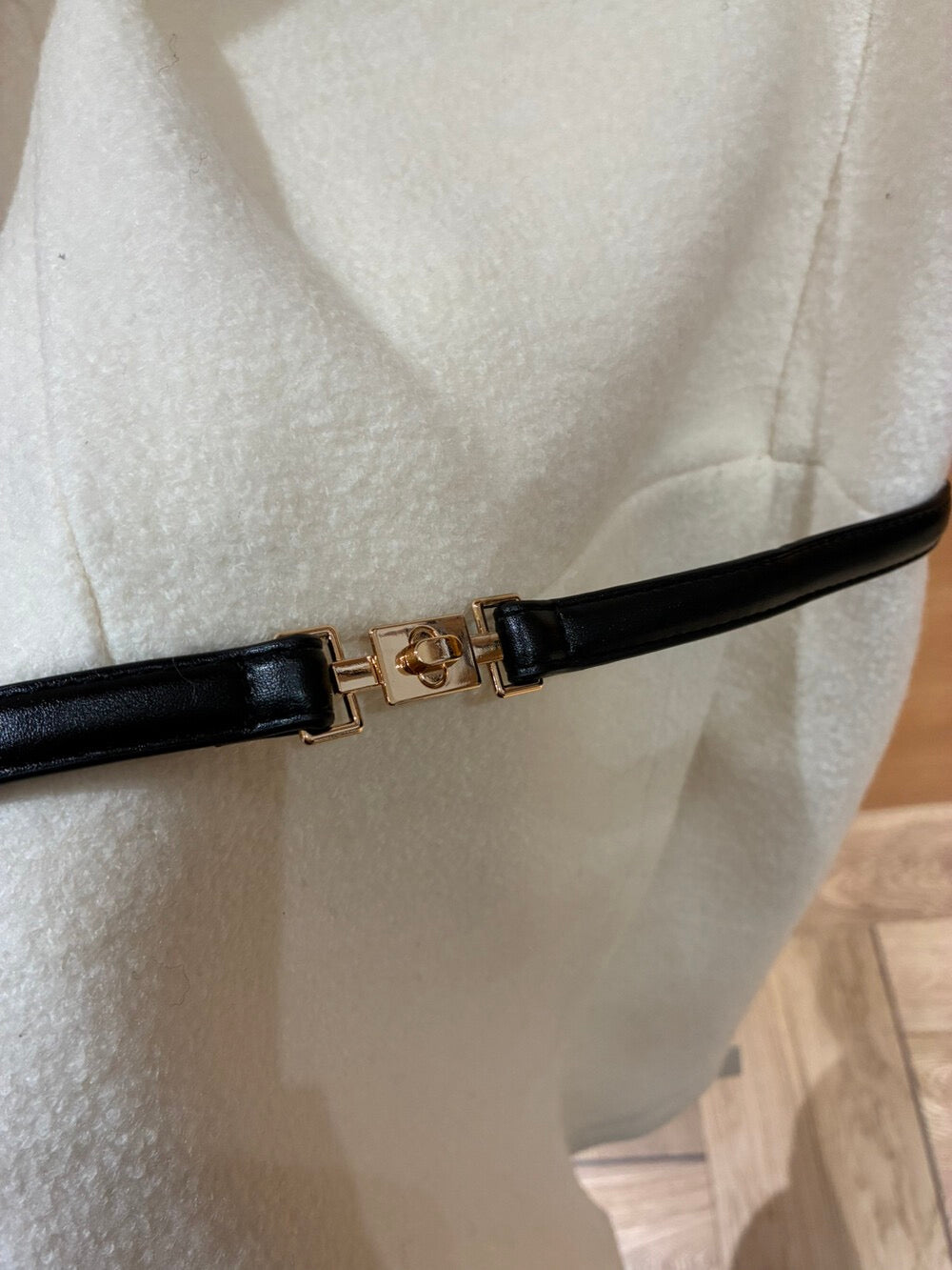 [Luxury] 90% Wool OL One-piece Dress (with belt)