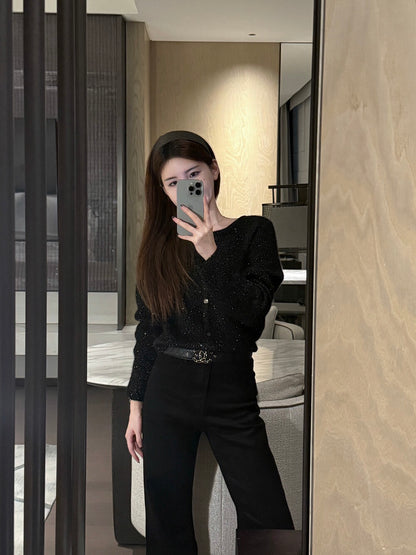 [Premium] 30% Raccoon Fur 20% Wool Cardigan