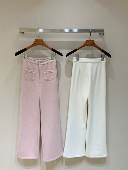 [Super Warm] Cashmere and Mulberry Silk Pants