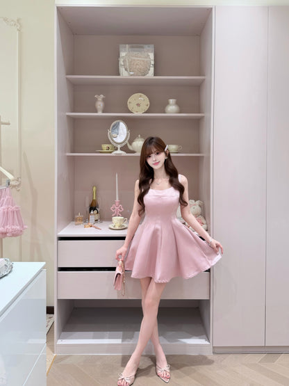 [Girly] Square Neck A-Line Dress (QF056)