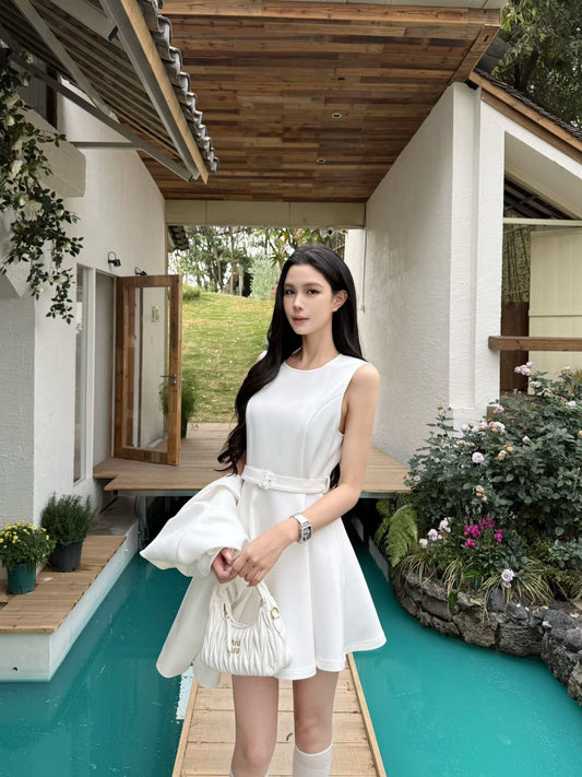 [Best-Selling] Elegant Office Lady 2-Piece Set (V26026)