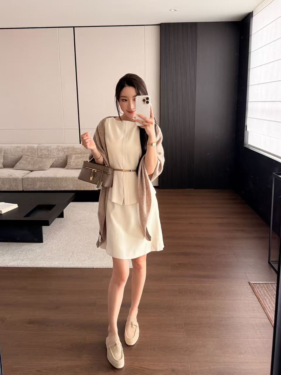 [Luxury] Premium Japanese Triacetate Sleeveless Dress (Q2710)