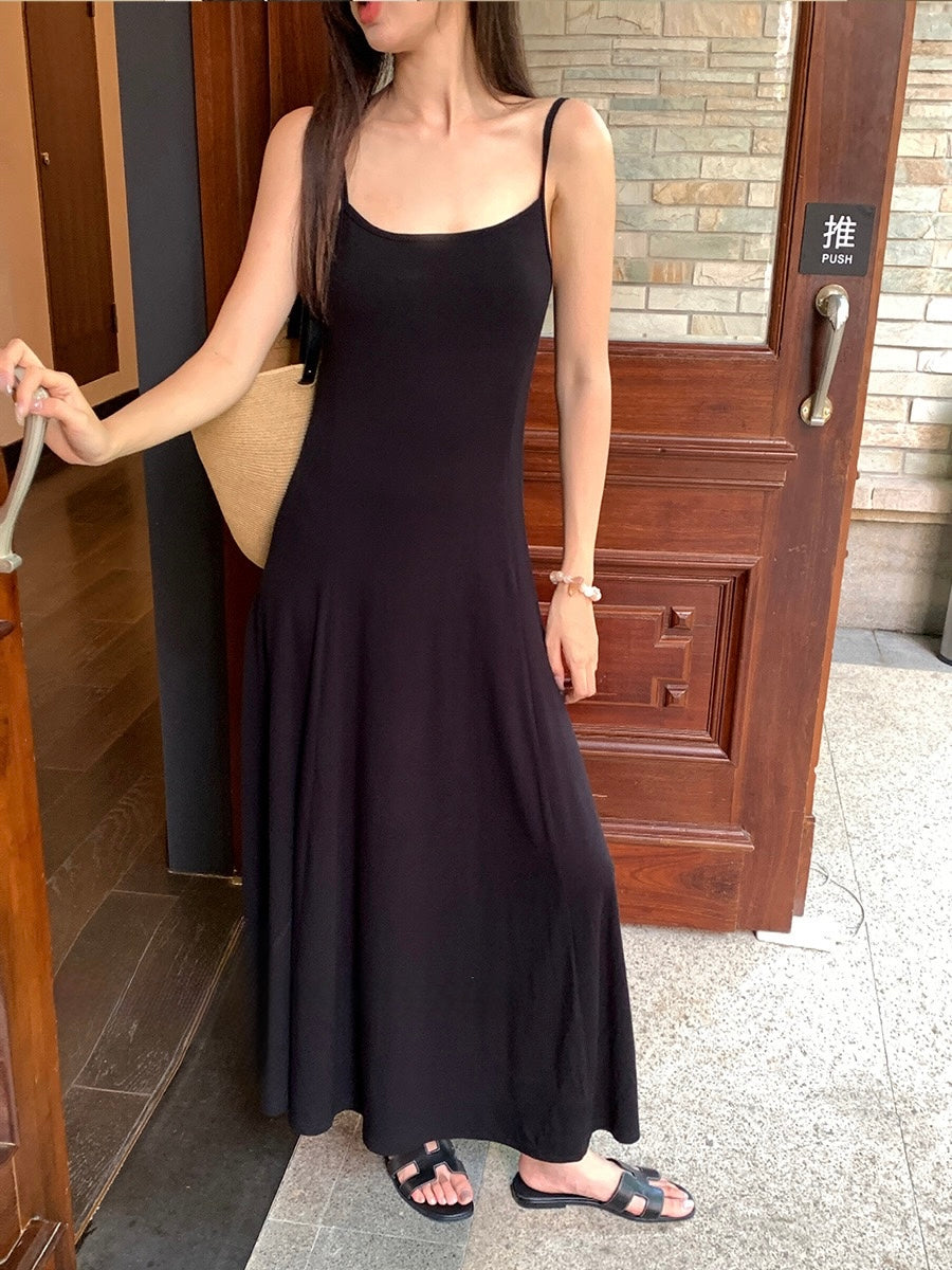 [Vacation] Perfect Back Long Dress