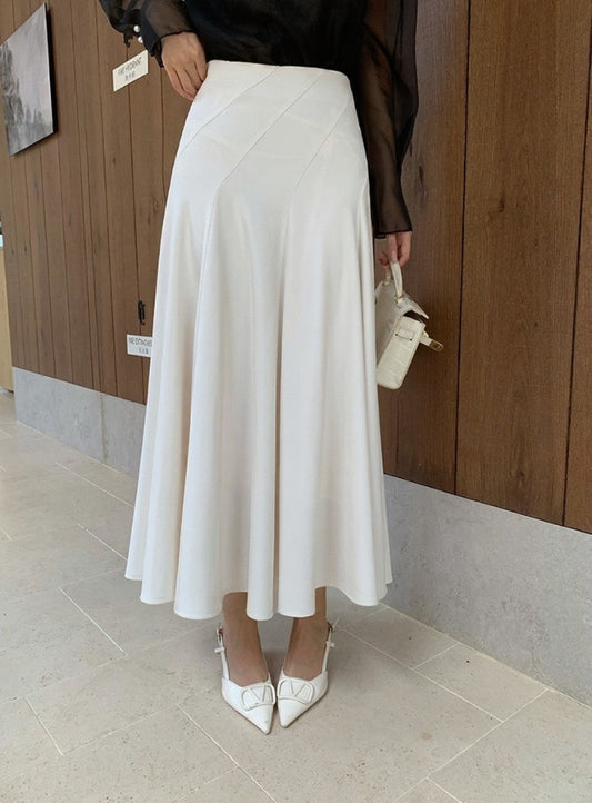 [Versatile] Elegant Midi Skirt