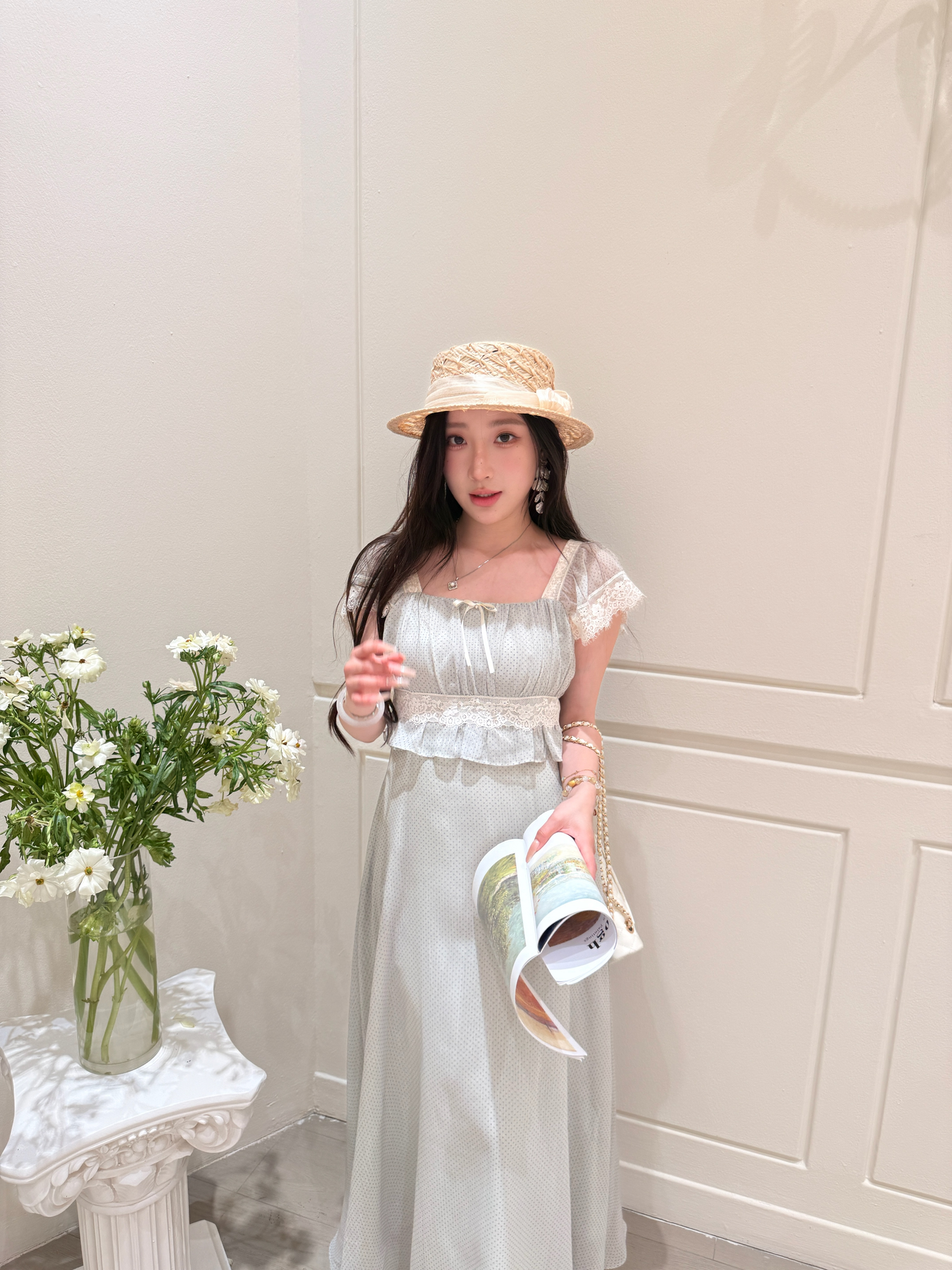 [Elegant] Sweet Japanese-style Maxi Dress (Q1121)