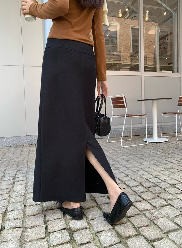 [White Label] Elegant Slim Long Skirt