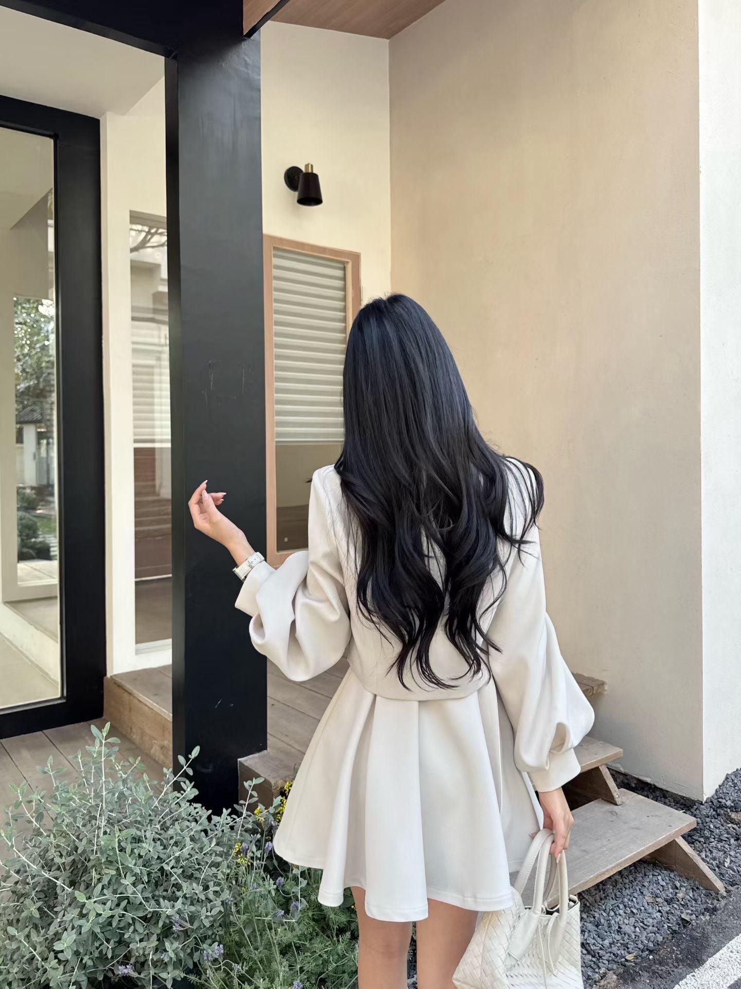 [Best-Selling] Elegant Office Lady 2-Piece Set (V26026)