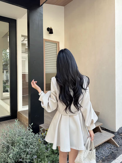 [Best-Selling] Elegant Office Lady 2-Piece Set (V26026)