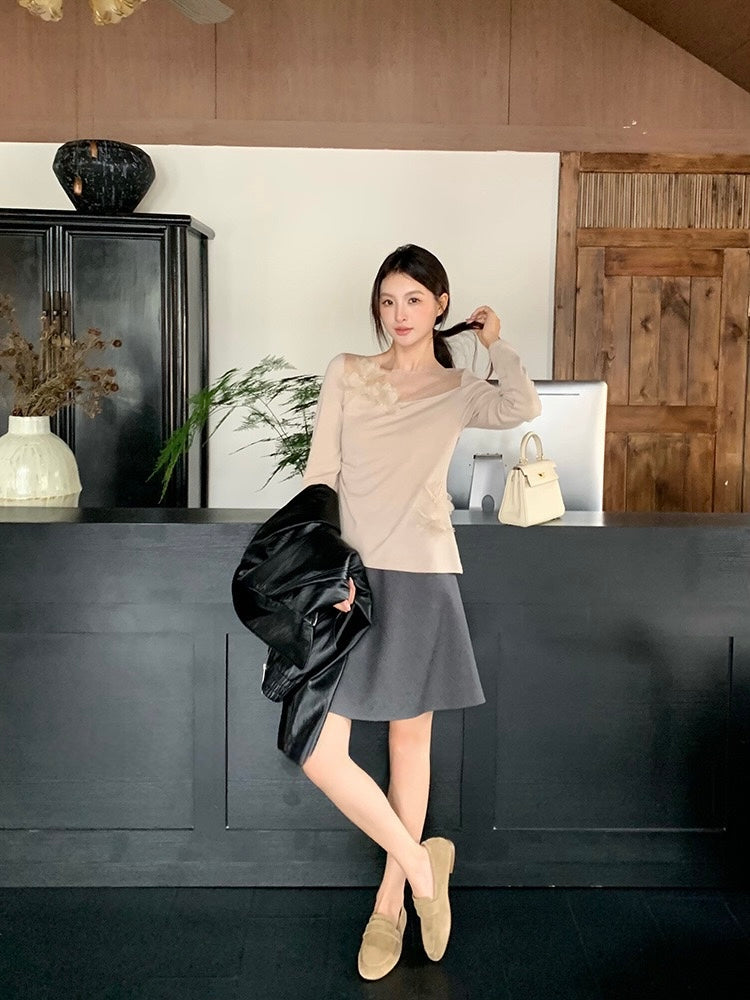 [Versatile] 20% Wool OL Skirt