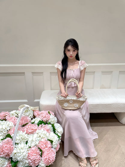 [Elegant] Sweet Japanese-style Maxi Dress (Q1121)