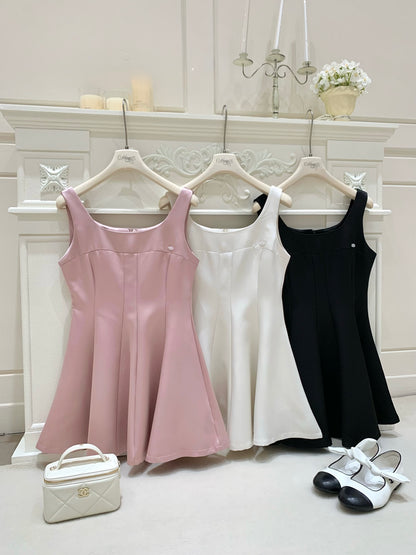 [Girly] Square Neck A-Line Dress (QF056)