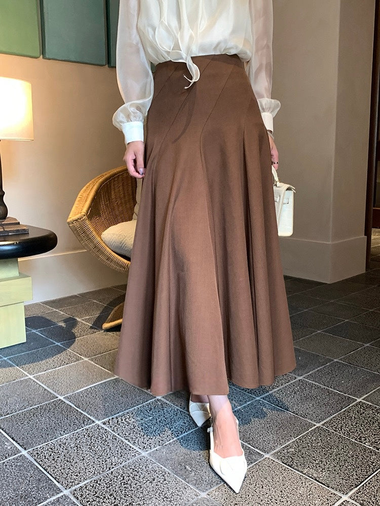 [Versatile] Elegant Midi Skirt