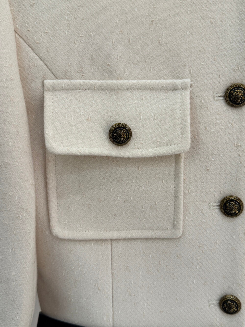 [Workwear] OL Tweed Blazer+Pleated Skirt Set (with Belt)