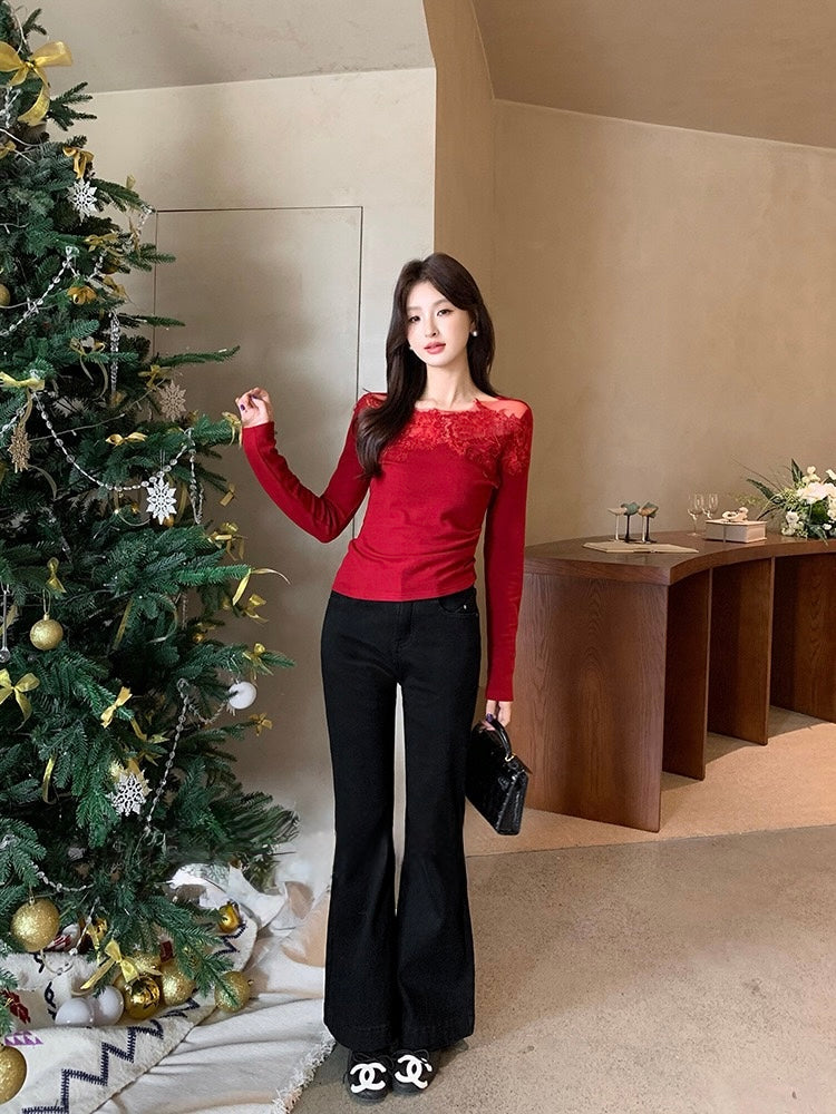 [Dating] Girlgod Lace Design Top