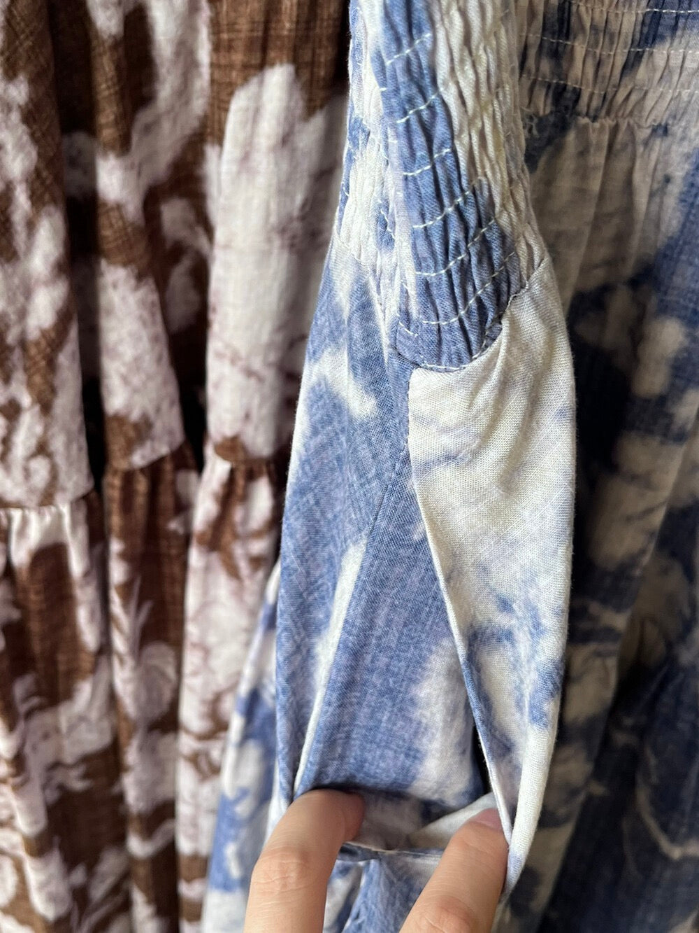 [Vacation] Artist Printing Flower Long Dress