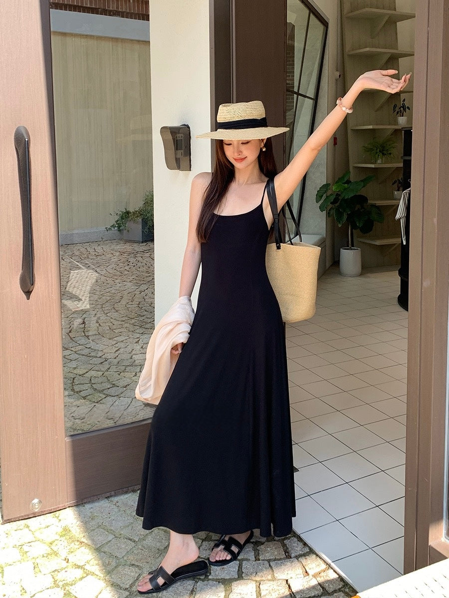 [Vacation] Perfect Back Long Dress