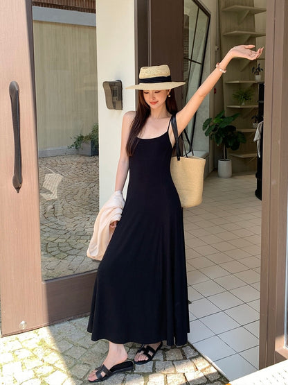 [Vacation] Perfect Back Long Dress