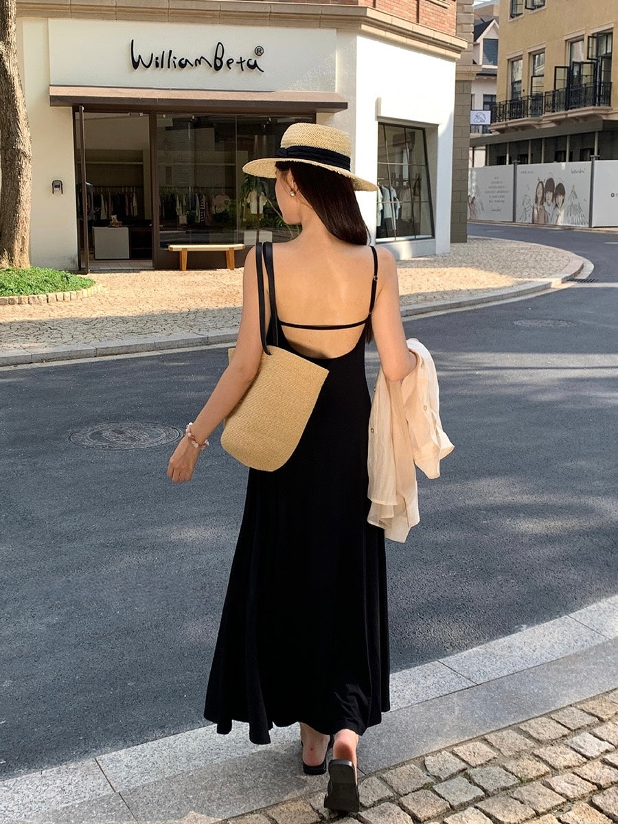[Vacation] Perfect Back Long Dress