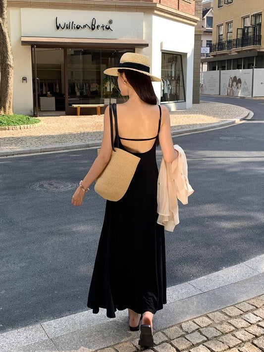 [Vacation] Perfect Back Long Dress