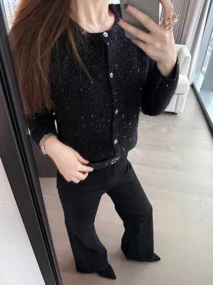 [Premium] 30% Raccoon Fur 20% Wool Cardigan