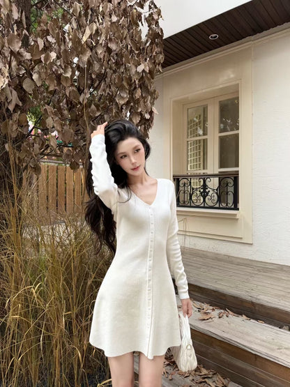[Elegant] Onni V-neck Slimfit Dress