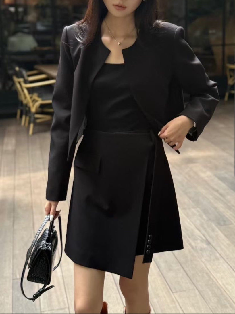 [Workwear] OL Premium Suit Blazer+ Skirt Set
