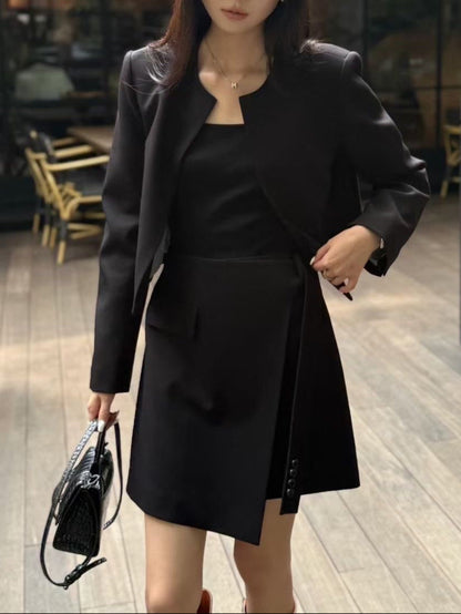 [Workwear] OL Premium Suit Blazer+ Skirt Set