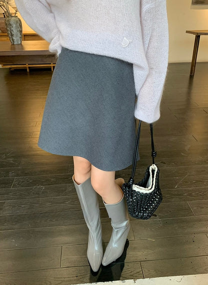 [Versatile] 20% Wool OL Skirt